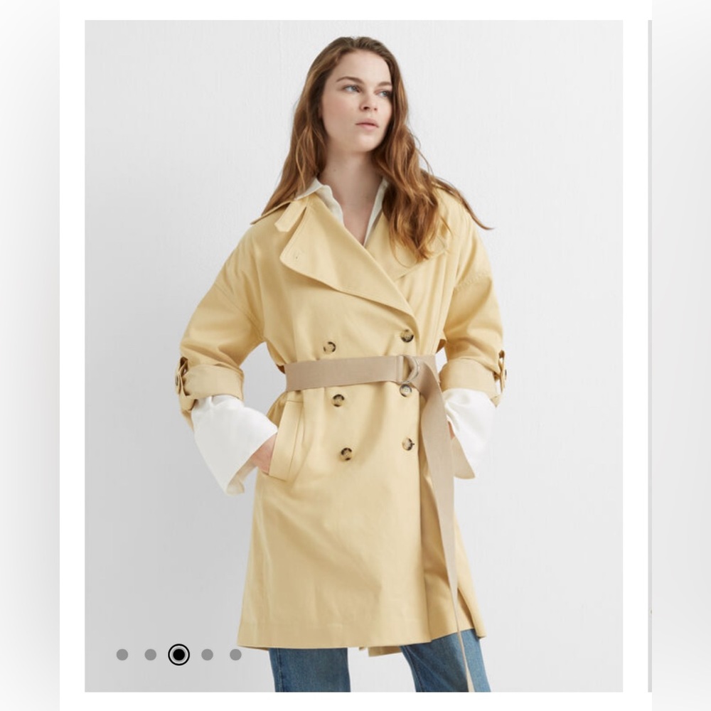 Club Monaco Trench Coat Sz Small